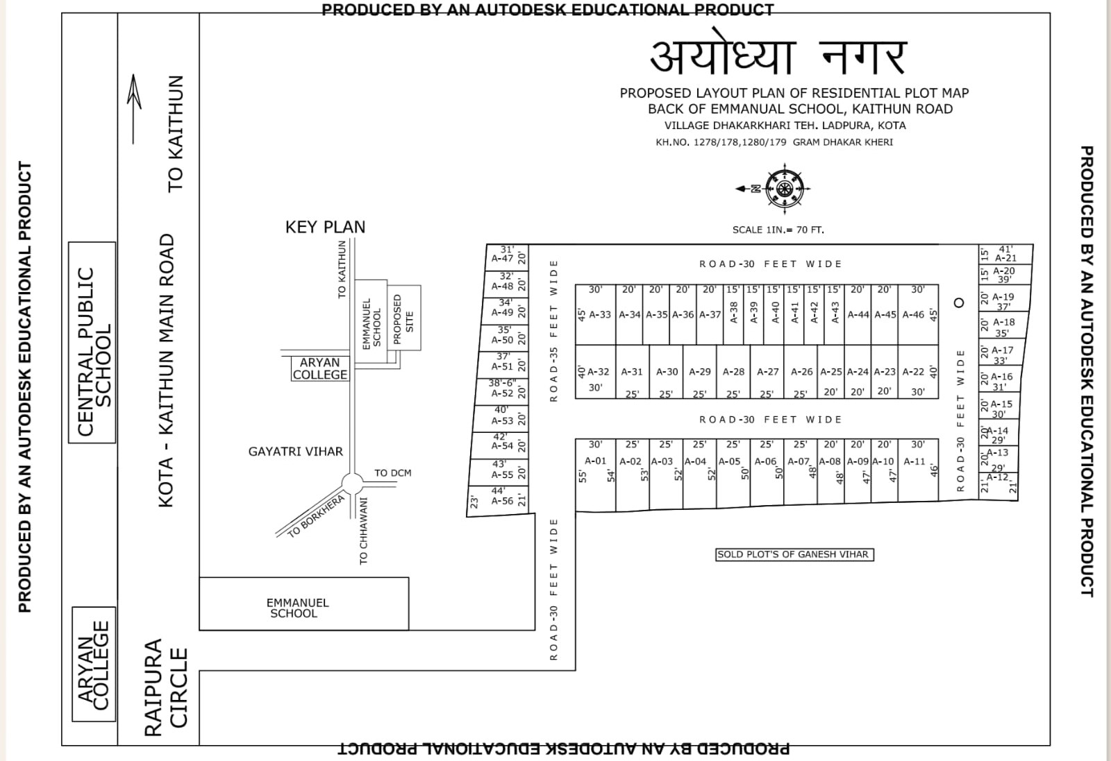 Plot for Sale in Ayodhya Nagar Raipura Kota Road